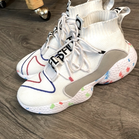 TFSD white athletic high tops size 11 EUR 44 - Picture 7 of 10